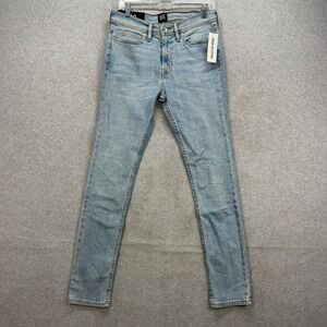 BDG Urban Outfitters Skinny Jeans Mens 31x32 Blue Denim Pants Punk Rocker NEW